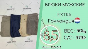 Продано1 120-013 #1286 Брюки мужские Экстра Всесезон Голландия