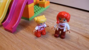 Играем в LEGO duplo Парк аттракционов