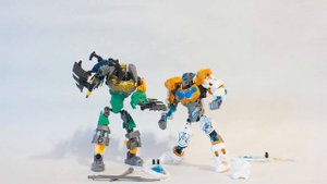 лего бионикл мультфильм на русском KOPAKA VS LEWA _ LEGO BIONICLE