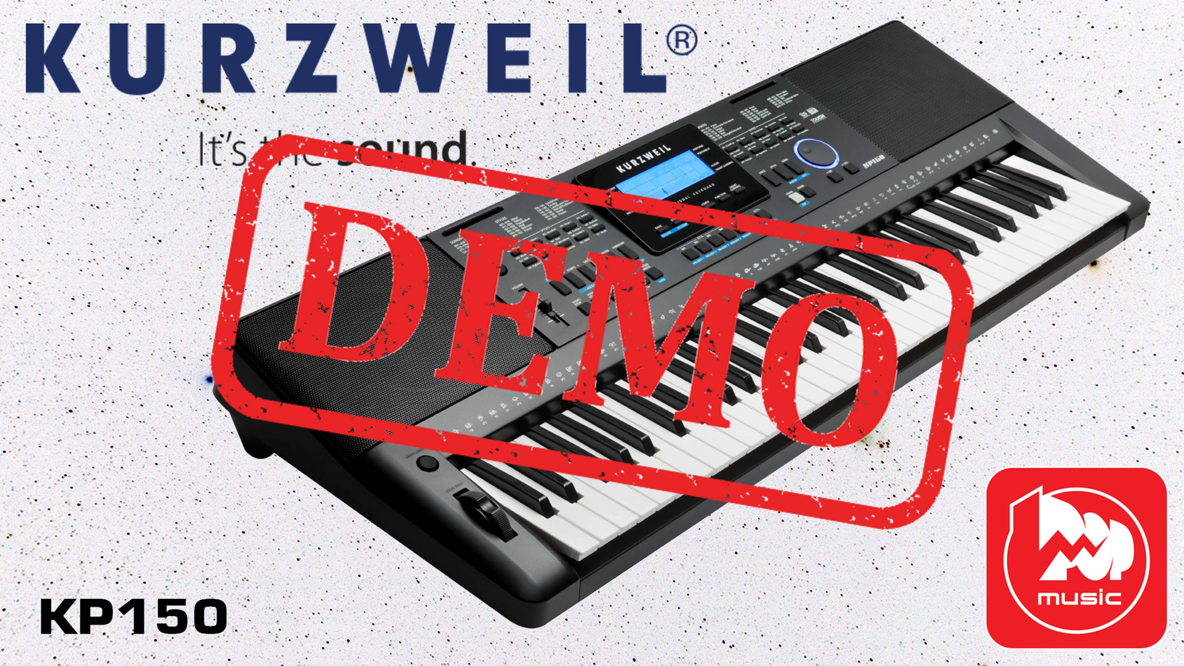 Синтезатор KURZWEIL KP150 LB - демонстрация звучания