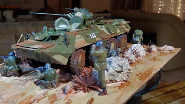 Диорама "Ущелье". Масштаб 1:35. смотреть онлайн