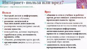 Социальные сети - вред и польза