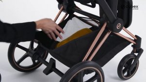 How to Unfold the Shopping Basket I PRIAM Stroller I CYBEX