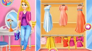 Мультик : Эльза и Рапунцель делятся гардеробом (Elsa and Rapunzel Share the Closet)