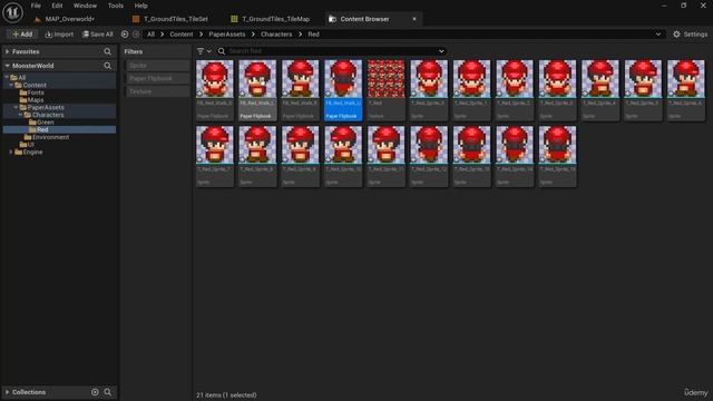 18 - Preparing the Character Sprites. ULTIMATE 2D TOP DOWN in Unreal Engine 5