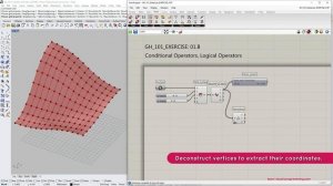 Grasshopper 101: Data Filtering | #05 Filter Mesh Vertices | EXERCISE