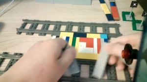 Лего железнодорожный переезд двайной