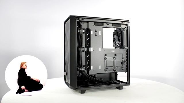 Интересное видео в Nix Москва про Fractal Design Meshify 2 COMPACT Black TG Dark Tint Черный без БП