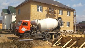 дом в д. Палкино, заливка фундамента