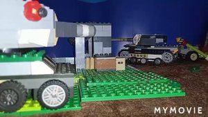 КВ-1-М против ГУСЯ   LEGO ТАНКОВЫЕ СРАЖЕНИЯ ЧАСТЬ 1