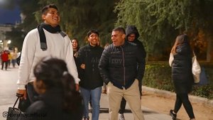 Bushman Prank: Scaring People at Christmas time!