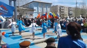 9-е мая. Журавли. День Победы. Ясногорск, Забайкальский край.