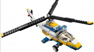 Собираем из деталей Lego creator 31011 вертолет. лего. Схемы инструкции.