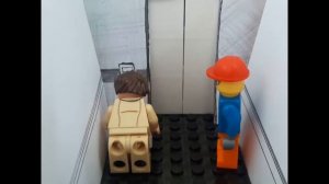 LEGO ELEVATOR ACCIDENT | STOPMOTION