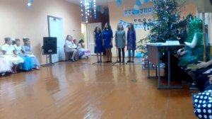 С Новым годом, мама! С Новым годом, папа!.   Новогодний утренник в школе 2018 , 7 класс , ХОТЛЯНЫ !