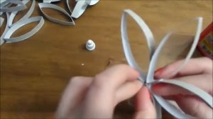 DIY. Снежинки из втулок. Украшение для дома