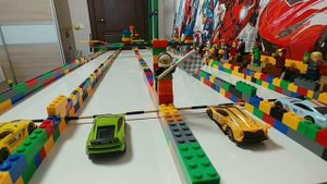 Машинки хот вилс на Lego трассе🔥🔥🔥hot wheels.