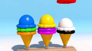 Мега Мороженое.Учим английский Развивающие мультики и обучающие видео обзоры для детей