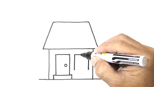 How to Draw a HOUSE Easy Step by Step Drawing Tutorial смотреть онлайн