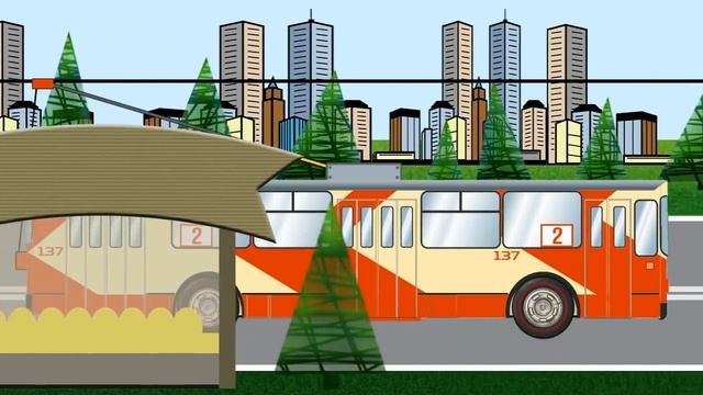 Пазл с Машинками - Троллейбус - Мультфильм для Детей - Собираем ПАЗЛ смотреть онлайн