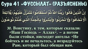Сура 41 Фуссылат (арабские и русские титры) - Мухаммад Люхайдан