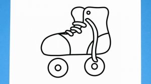 How to Draw Roller Skates | Step by Step TUTORIAL