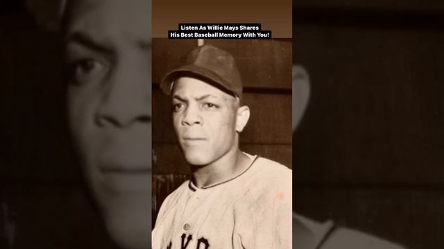 Willie mays shares his best memory in baseball & how intimidated he felt about meeting Leo Durocher