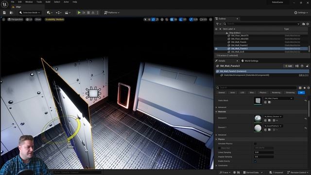 13. Trim Pieces to Build the Doorway. GAME DEV ACADEMY Unreal Engine 5