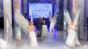 Роскошное световое шоу на свадьбу 2024. Первый танец молодоженов