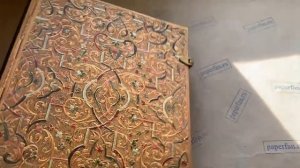 Обзор блокнота Paperblanks Gold Inlay (Золотая инкрустация)