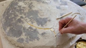 ЛУНА В ЗОЛОТЕ. СВЕТИЛЬНИК НА СТЕНУ