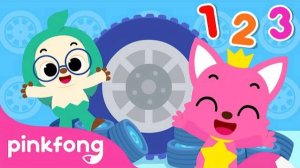 How Many Wheels | Car Songs for Kids | Pinkfong Baby Shark Official