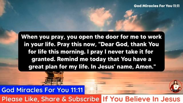 11:11💌God says, THIS IS YOUR LAST CHANCE TO CLAIM MIRACLES AND BLESSINGS!! ✝️Gods Message For You
