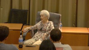 Testimony of Rose Schindler, Holocaust Survivor, CSUSM, April 23, 2018