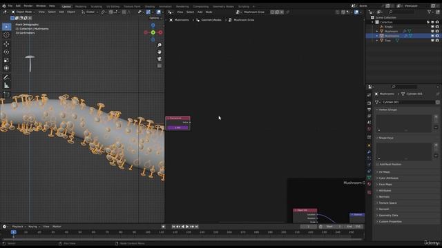 15. Final Project - Part 1. BLENDER GEOMETRY NODES ANIMATION