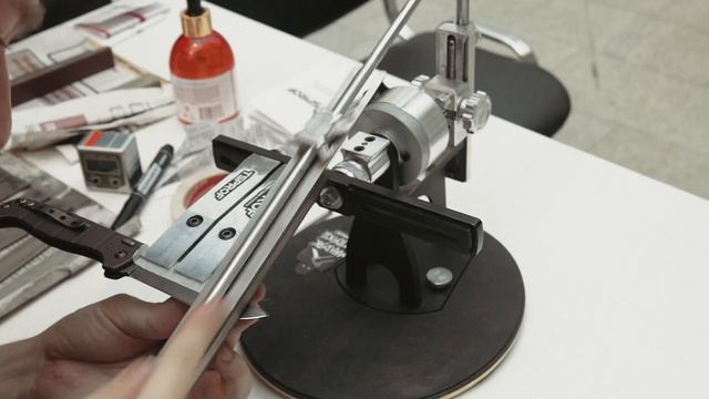 Заточка ножа от Shokuroff knives на точилке TSPROF Профиль К03
