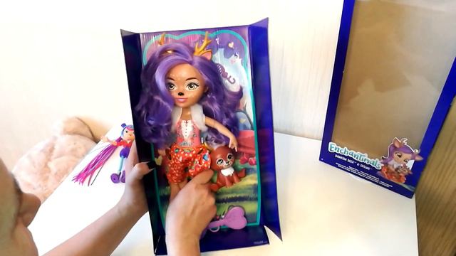 Наши новинки!!Энчантималс Enchantimals БОЛЬШАЯ КУКЛА ДАНЭССА Олени и олененок СПРИНТ