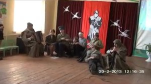 Сценка "Землянка"