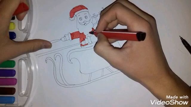 Yangi Yilda Qorbobo Rasmini Chizish