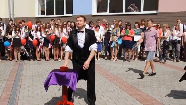 Видеосъемка выпускного. Последний школьный звонкок