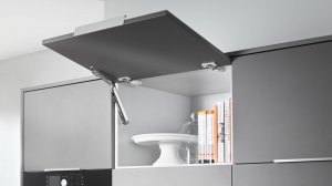 AVENTOS HK-XS - подъемный механизм для малых корпусов - монтаж и регулировка