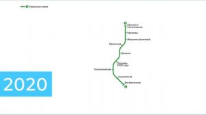 Развитие Екатеринбургского метро 1991-2050