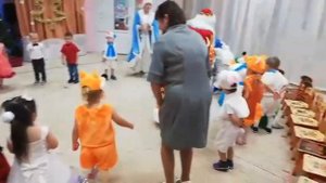 первый новогодний утренник Данюши