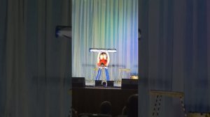 Выступление артистов иркутского цирка на сцене ДК "Прогресс"