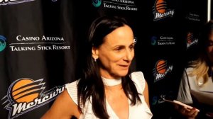 Full interview with Phoenix Mercury head coach Sandy Brondello after win over Atlanta Dream.