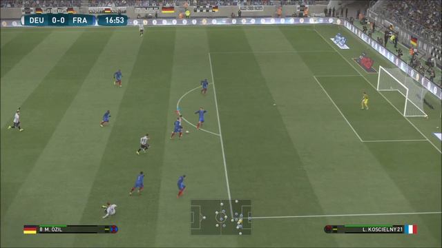 PES 2017 Gameplay Rainy Germany France Full Auto Level 1 смотреть онлайн