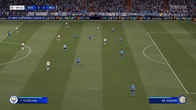 FIFA 21 Интер-Манчестер Сити Финал Лиги Чемпионов