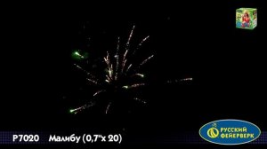 Салют “Малибу” 0.7″х20, арт. Р7020 
Салютыч