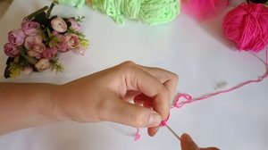 вяжем язычок для змейки