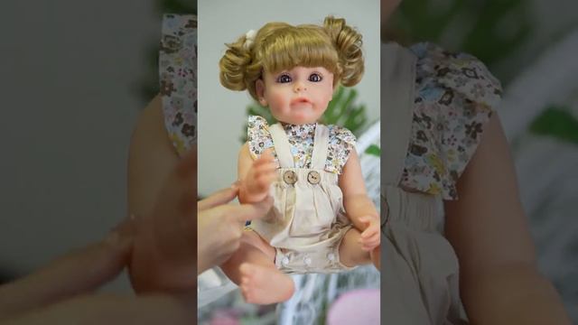 Кукла Реборн виниловая 55см в пакете (FA-022) смотреть онлайн